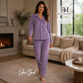 Lilac Cloud Velour Pajama Set ☁️💜