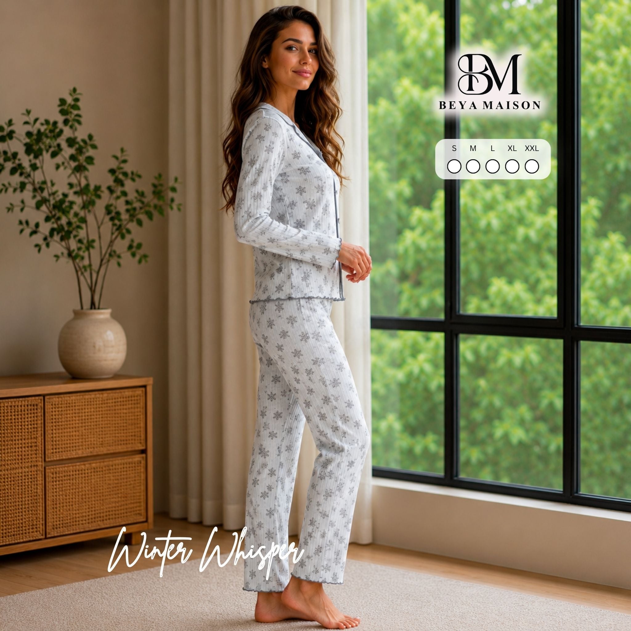 Winter Whisper Pajama Set ❄️🤍