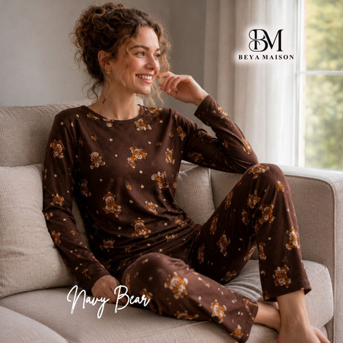 Brown Bear Pajama Set