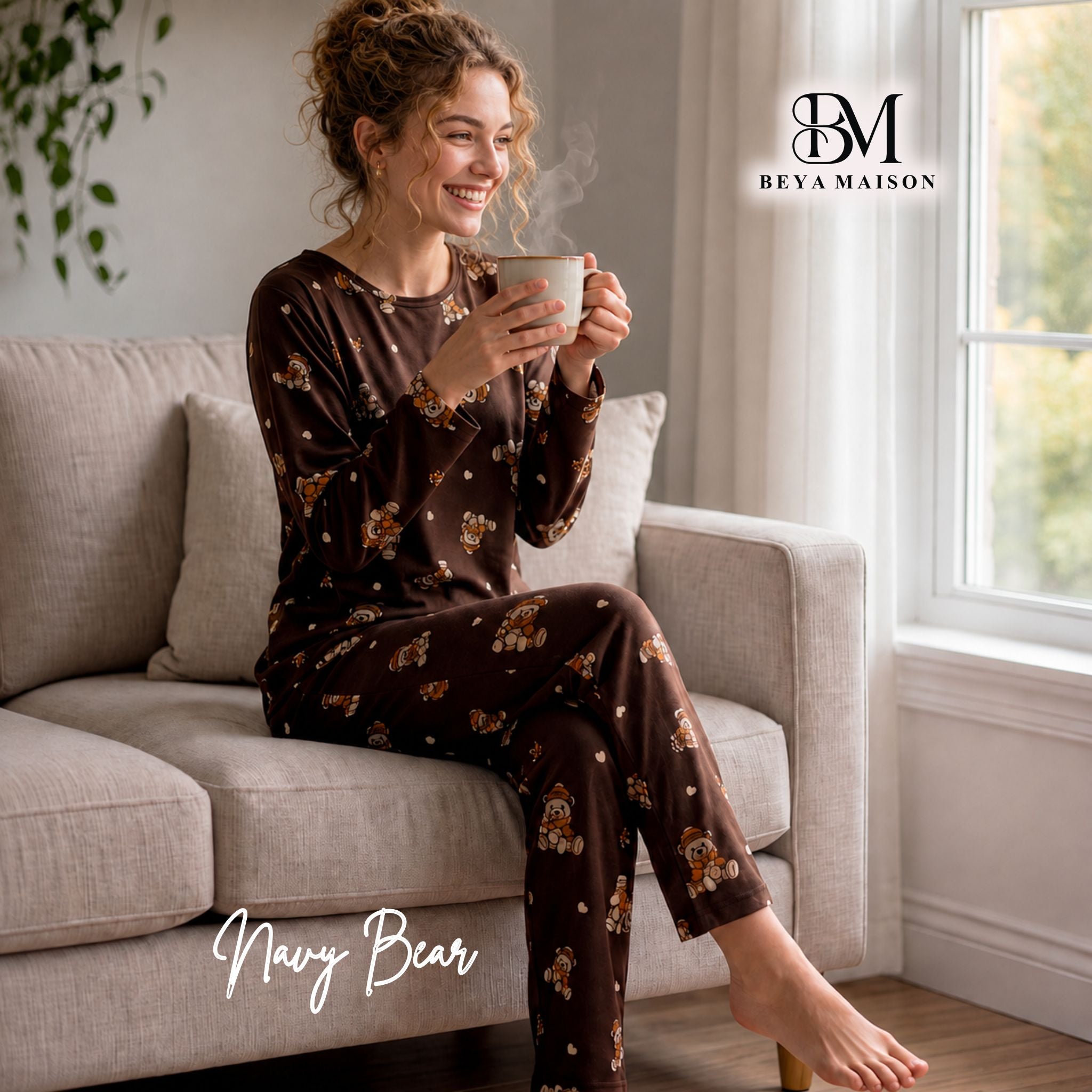 Brown Bear Pajama Set