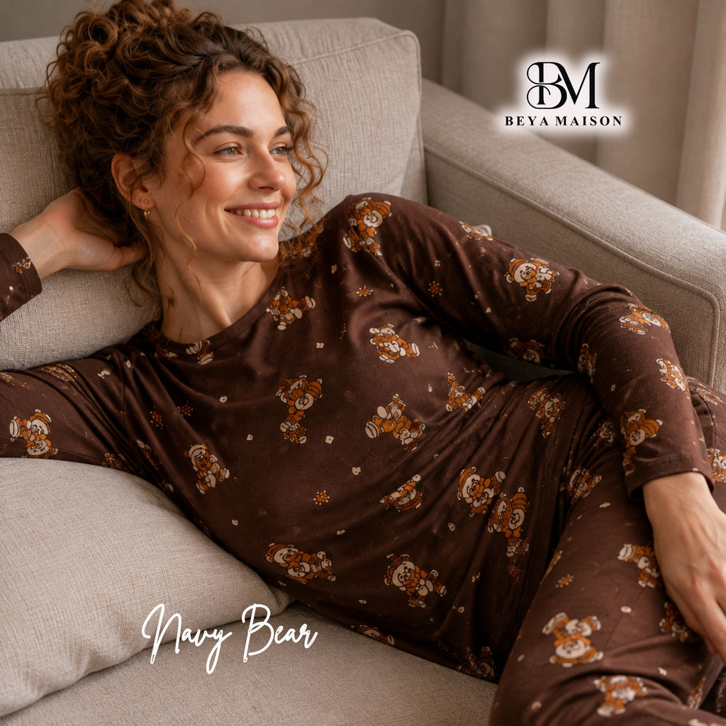 Brown Bear Pajama Set